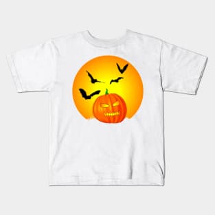 Halloween Moon Kids T-Shirt